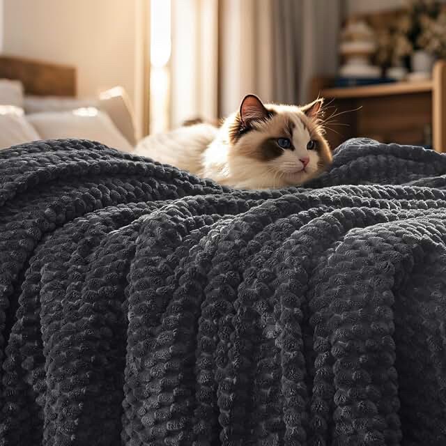 Flannel Blanket Solid 108x90 US King Size