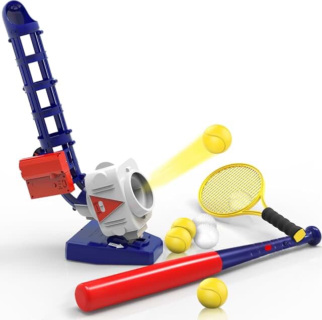 iPlay iLearn 2-in-1 RC Baseball & Tennis Pitcher