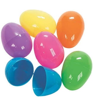 Spring Flower Jumbo Easter Eggs, 12 count