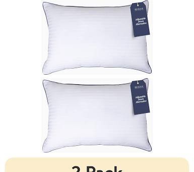Beckham Hotel Collection Down-Alternative Pillows - 2 Pack, Queen Size