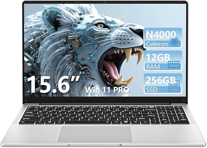 COOLBY Laptop BTC512 15.6 inch 12GB RAM 256GB SSD