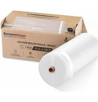 Bonsenkitchen Vacuum Sealer Rolls - 11 in. x 150 ft. (VB3402)