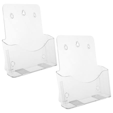 Clear Acrylic Wall-Mounted Document or Brochure Holder