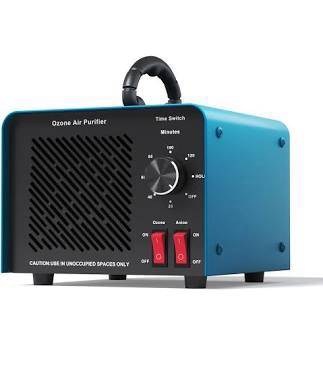 120,000mg/h Ozone Generator up to 2,500 Sq. Ft. (Blue)