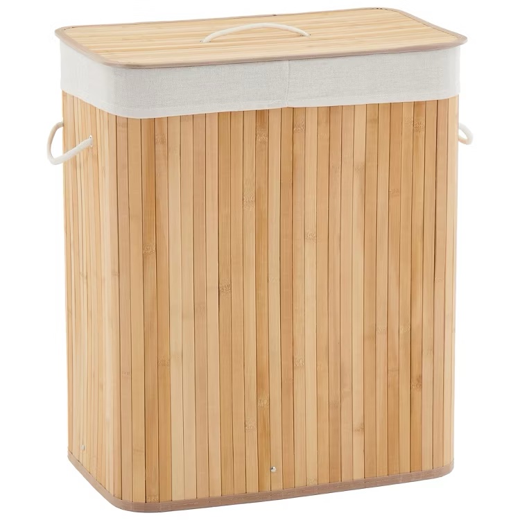 Bamboo laundry hamper 150L - Yellow Variant