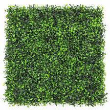 e-JOY Artificial Boxwood Hedge Panel Milan 20x20 Inch - 12 Pack