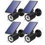 CAHOUGSMT Solar Motion Sensor Spotlight 4 pk