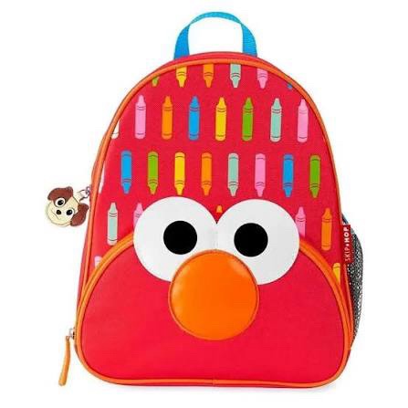 Sesame Street Elmo Crayon Print Backpack