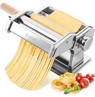 ISILER Pasta Maker 9 Adjustable Thickness Settings