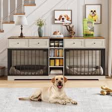 GARVEE Double Dog Crate