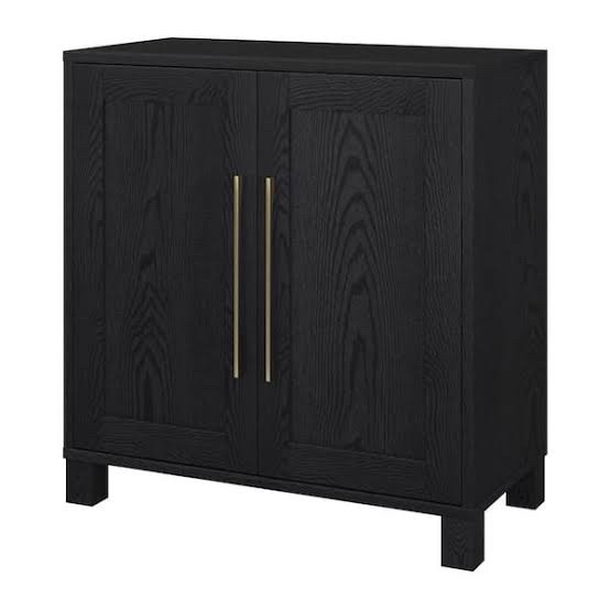 Accent Cabinet in Black Grain Finish, Model AC1957