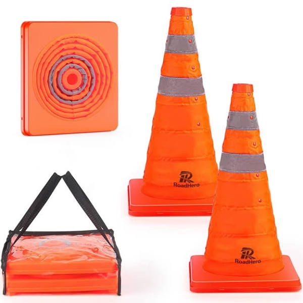Unbranded Traffic Safety Cones 18 Inch 6 Pack