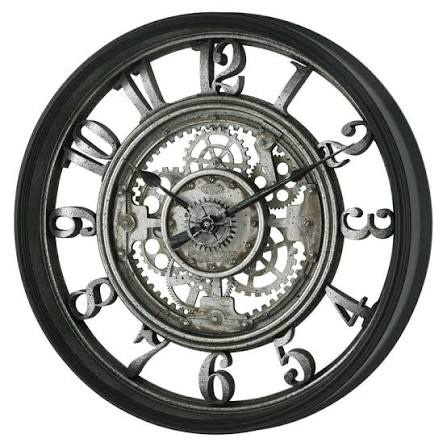 The Gears Clock Wall Clock with Moving Gears