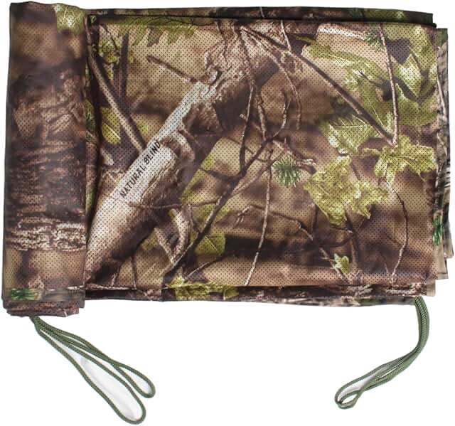 Camo Hunting Ground Blind Mesh / Hide Netting
