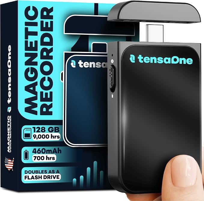 Magnet Built-In Digital Voice Recorder