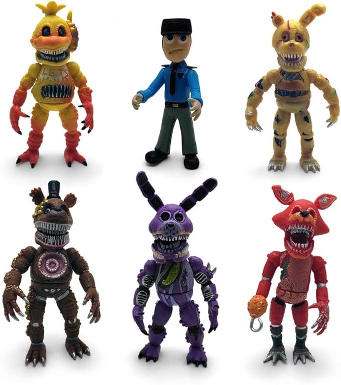 Lot of Assorted Five Nights at Freddy's Action Figures