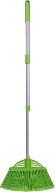 Adjustable Handle Green Floor Broom