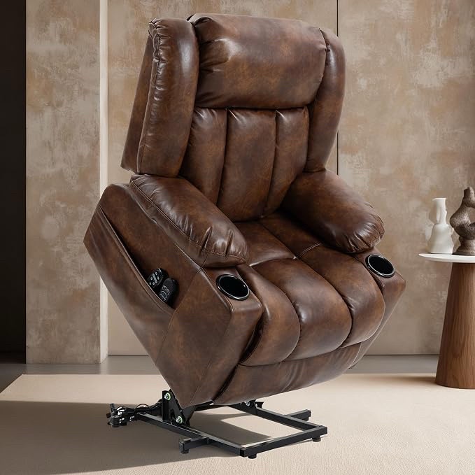 Cufect Furniture Boxed Recliner - Brown