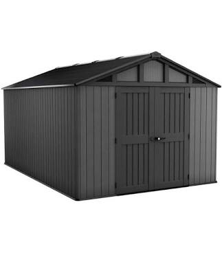 Outdoor Storage Shed / Cabinet - (“Incomplete Dark Grey 1 of 2”)