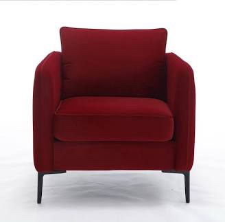 ACCENT CHAIR RED