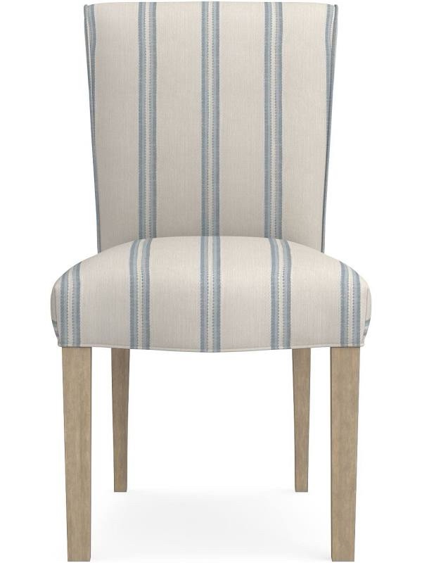 Dining Chair Set of 2, Khaki Stripe