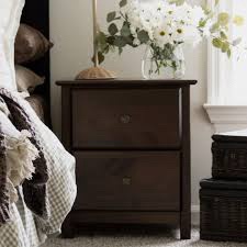 GrainWood Furniture Shaker 2-Drawer Nightstand