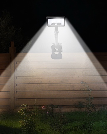 Solar Vertical Clip-on Lamp with PIR Motion Sensor