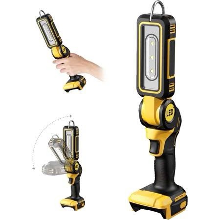 (No battery)Offbrand Dewalt Style Cordless LED Pivot Work Light