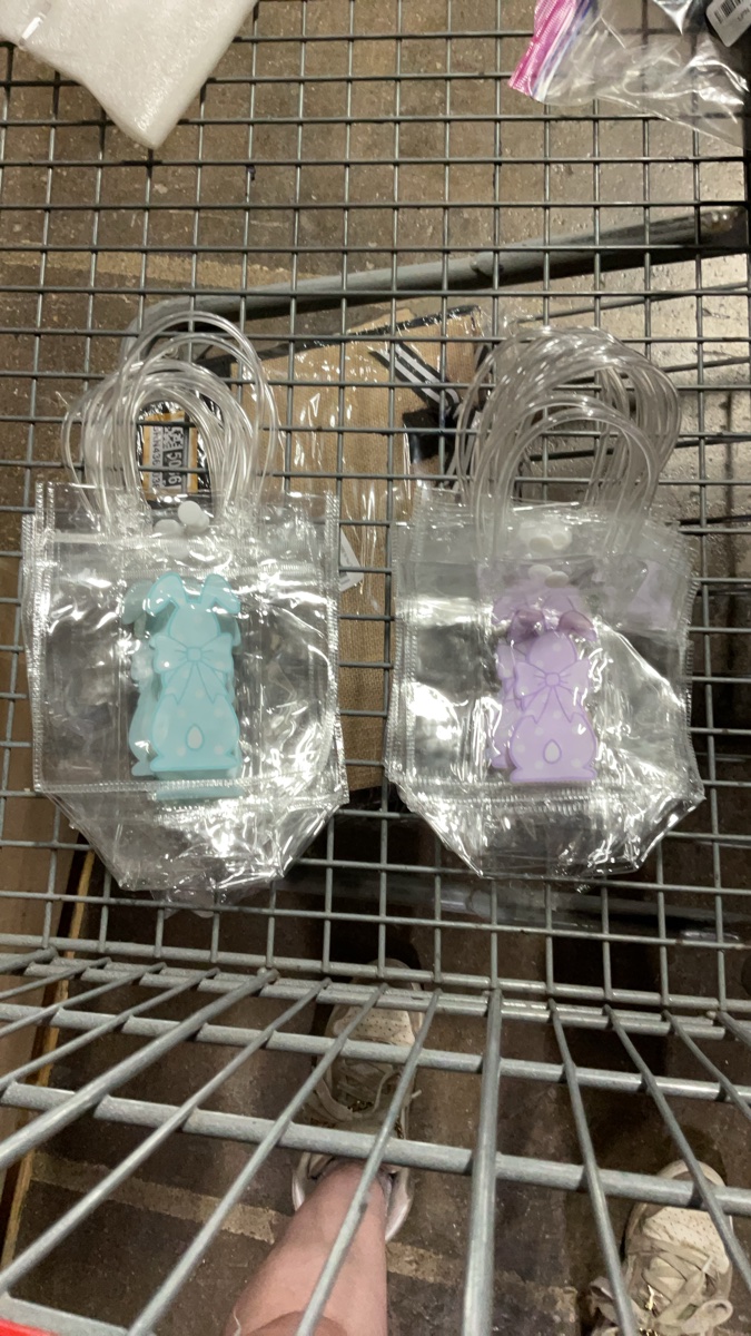 Kolldenn 12 Pcs Easter Clear PVC Decorations