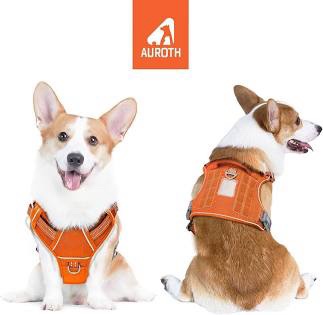 AUROTH Tactical Dog Harness, Orange, Size Medium