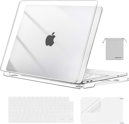 Laptop Protective Case and Keyboard Cover Set