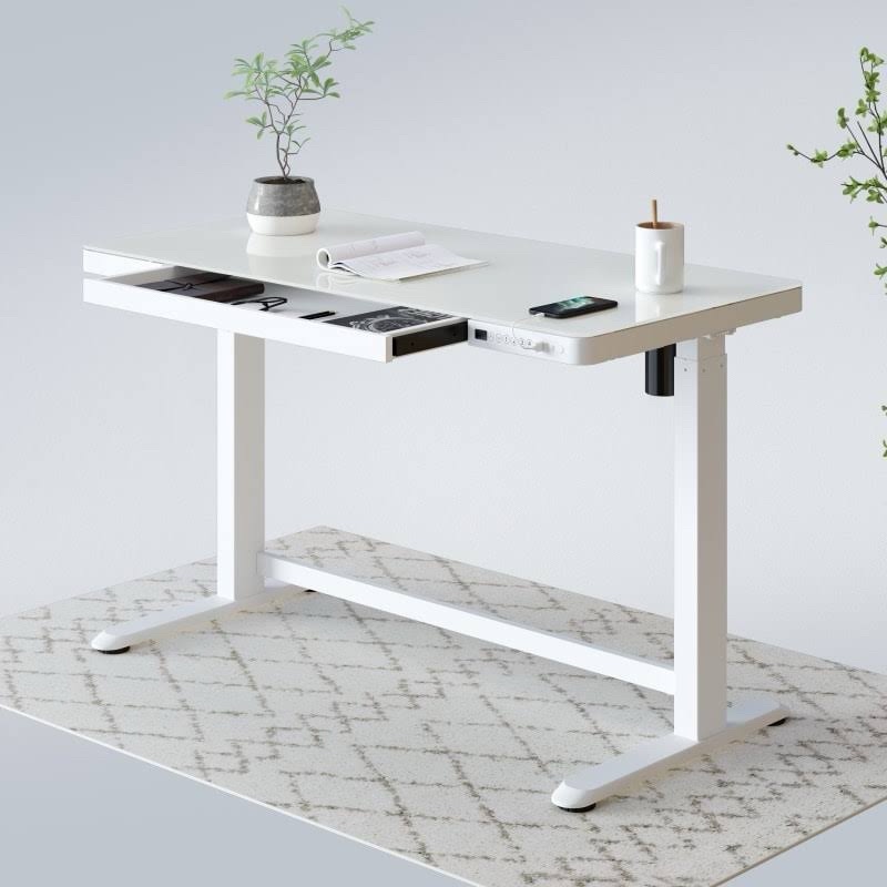 Electric Glass Standing Desk