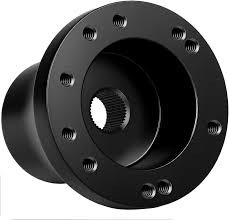 Golf Cart Steering Wheel Adapter for EZGO RXV and Club Car Precedent - Black
