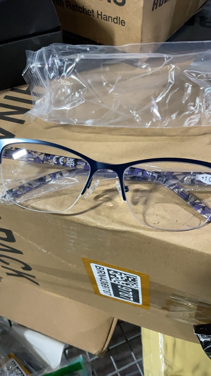 FONHCOO Blue Light Blocking Reading Glasses +1.00 with Case and Repair Kit