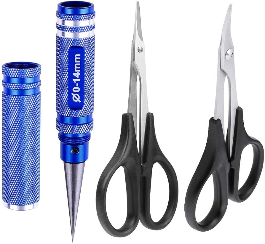 Automatic Center Punch and Precision Scissors Set