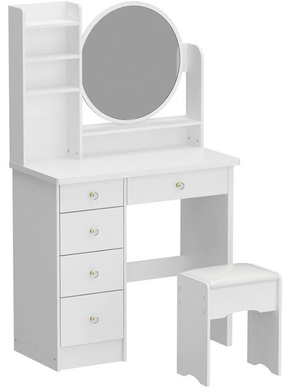 White wooden vanity box 1 of 2