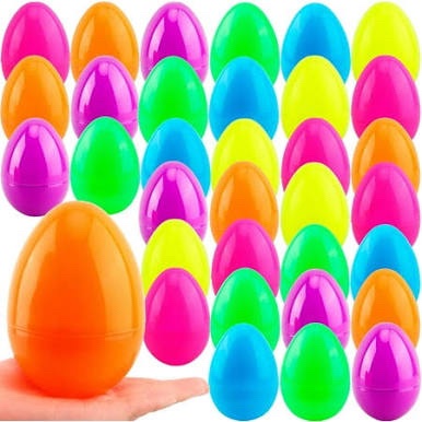 Restroma 36 Pack 5 Inch Fillable Plastic easter eggs