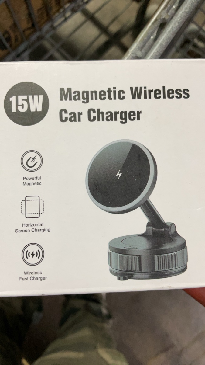 15W Magnetic Wireless Car Charger