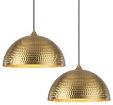 (One only)HOLOHATAL Gold Pendant Light Fixture for Dining Room or Cafe