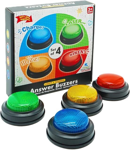 Beanlieve Set of 4 Lights & Sounds Buzzer