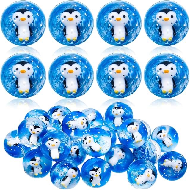 Gemcream 12 Sets Pocket Hug Penguin Balls Party Favors