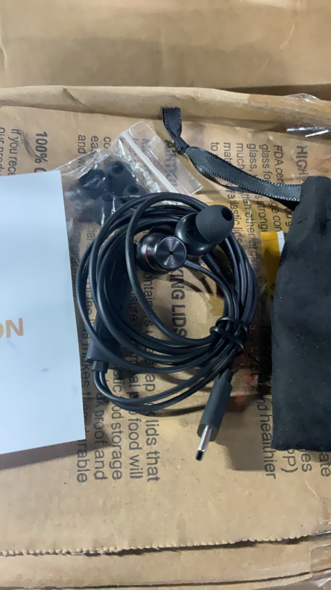 KEYRON Wired In-Ear Headphones with Carrying Pouch and Spare Tips