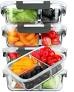 Circo Glass Meal Prep Containers 5-Pack (3 Compartment, 36 oz)