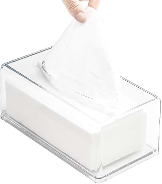 HBlife Acrylic Facial Tissue Dispenser Box