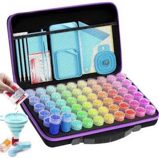 ARTDOT Storage Case with 60 Jars