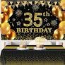 35th Birthday Party Decoration Banner and Sash Set