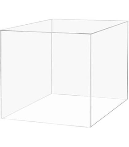 Set of 15 Clear Plastic Display Box Foldable Case