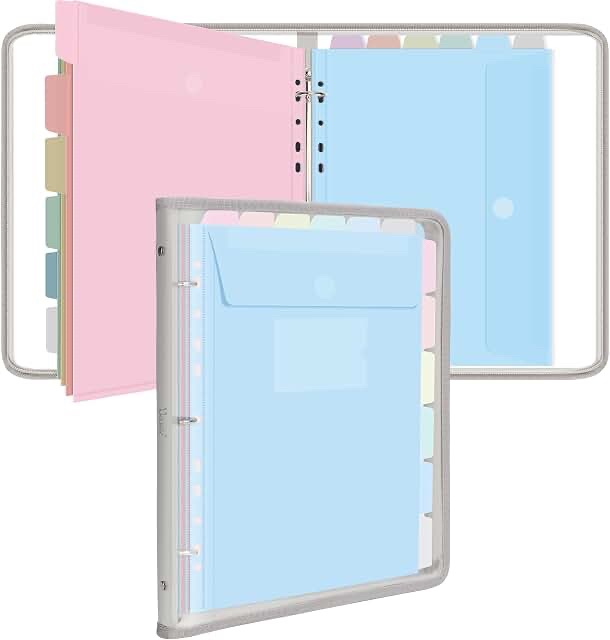 A4/Letter Size Binder Storage Organizer (clear)