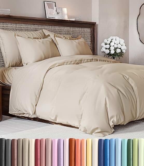 CGK Linens California King Polyester Sheet/Duvet Cover