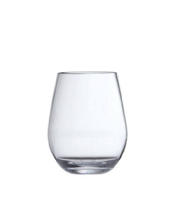 2-pack COMFIT Crystal Stemless Wine Glasses